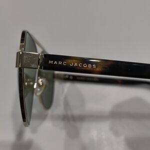 Marc Jacobs Black and Gold Sunglasses